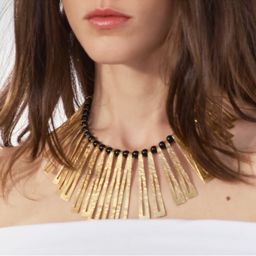 Zara Gold Tone Necklace NWT
